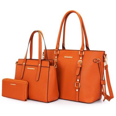 Imagem de Conjunto de bolsas Montana West Sacola Wallet Vegan Leather