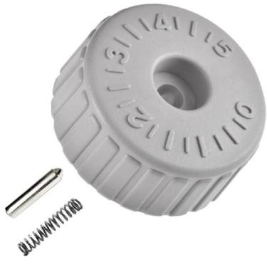 Imagem de Botão Regulagem Ponto Pino Mola Maq. Costura Reta Industrial - Evolver