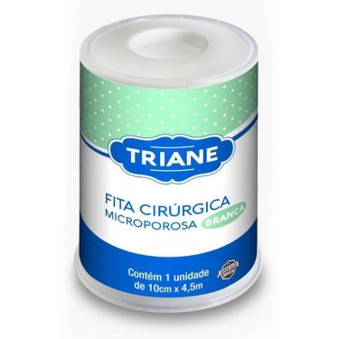 Imagem de Fita Microporosa Triane Hipoalérgica 10cmX4,5M Branca