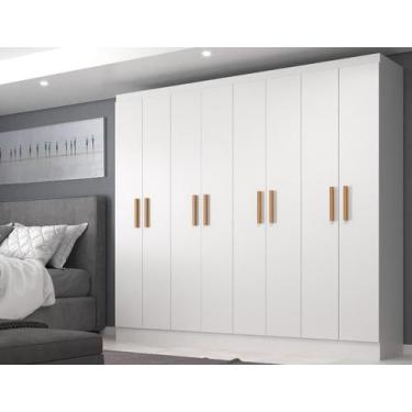 Imagem de Guarda Roupas Paris 8 Portas Casal - Evidencia Moveis, Branco