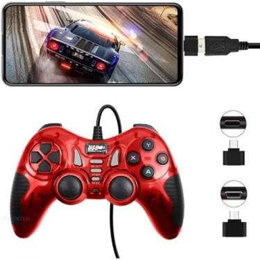 Imagem de Controle Gamer Universal COM FIO para PC/PS3/PC360 Game Pad JOY-DGN