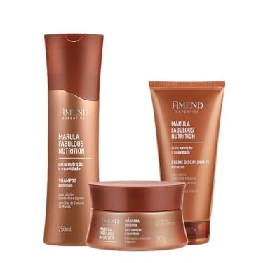 Imagem de Kit Shampoo Máscara e Leave-in Amend Marula Fabulous Nutrition