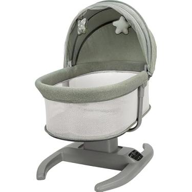 Imagem de Mastela Cadeira Berço Moisés Multimotion Infantil Balanço Automático Com Timer e Música Criança Verde