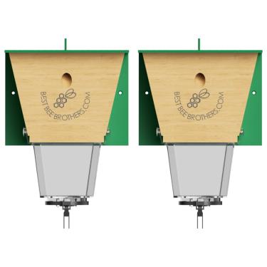 Imagem de Ultimate Pro, Carpenter Bee Trap, 2 armadilhas em 1, cofre externo de abelha de alta capacidade – pacote com 2