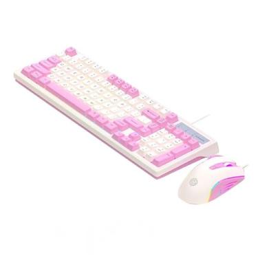 Imagem de Teclado E Mouse Para Jogos Retroiluminados Coloridos Com Fio