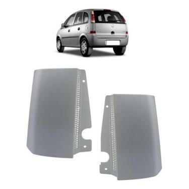 Imagem de Par Moldura Acabamento Lanterna Traseira Meriva Primer - Clauplast