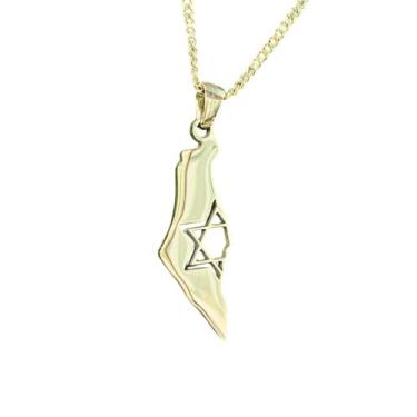 Imagem de Colar Minha Estrela Sagrada, Dourado, Bijuteria Israel - Da Terra Sant