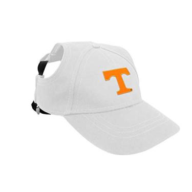 Imagem de Littlearth Boné de beisebol NCAA Tennessee Volunteers para animais de estimação, PP, cor do time