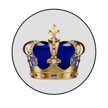 Imagem de Adesivo Decorativo Princesas, Circular, 200mm, Vários Modelos (PR-357, ADESIVO PAPELTRANSPARENTE, 200-MM)