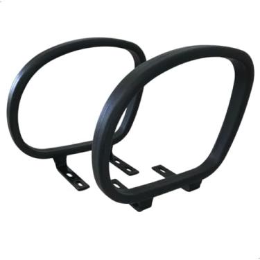 Imagem de Par Braço Corsa PP Preto Universal para Cadeira Secretária Executiva Diretor Presidente Sem Regulagem - Home Gourmet