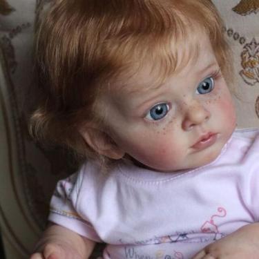 Imagem de Bebê Reborn Realista Sardas Na Pele- 3d