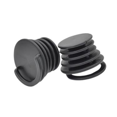 Imagem de oshhni 2 peças de tampões de drenagem para caiaque, rolhas de drenagem universais de PVC leves com alça para barco