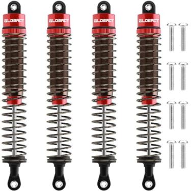 Imagem de EPINON Amortecedor RC de óleo ajustável 4 peças RC Damper conjunto para 1/10 RC Crawler Car Axial SCX10 TRX4 D90 (120 mm)