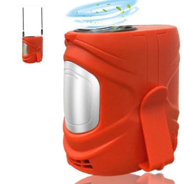 Imagem de Ventilador de cintura portátil AI 2025, ventilador pessoal recarregável com motor sem escova de 6 velocidades 16000RPM, resfriador de cinto vestível em tempo de execução 40H, camisa/cinto/ventilador
