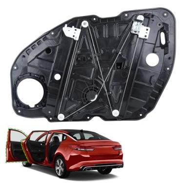 Imagem de Duolctrams Regulador de vidro elétrico dianteiro esquerdo do lado do motorista com painel sem motor compatível para KIA Optima 82471-D4000 2016-2021