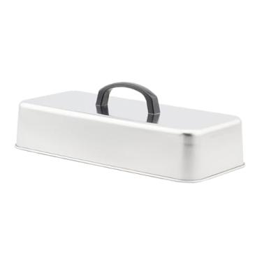 Imagem de Ioensy Tampa para grelha, cúpula para grelhar, cúpula de derretimento 201, chapa de aço inoxidável, capa para alinhavo para churrasco comercial, cozinha, 33x14.5x6.8 Cm