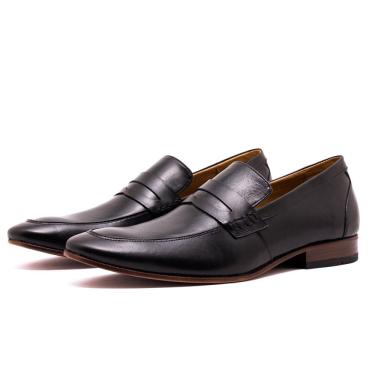 Imagem de Sapato Social Masculino Loafer Couro Sola Couro Roy Sapato Dia a Dia