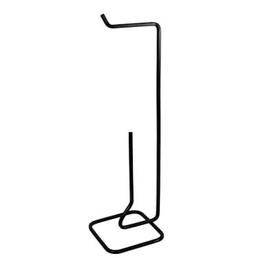 Imagem de Suporte para papel higiênico/papeleira de chão preto fosco - Quadrata - Future