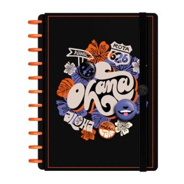 Imagem de Caderno de Disco Inteligente Iscool G+ Ohana Preto 140Fls