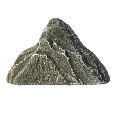 Imagem de IEUDNS artificial realista de montanha, arenito de espuma versátil, textura de pedra falsa para hotel, interno, comercial e externo, Cor Escura Grande