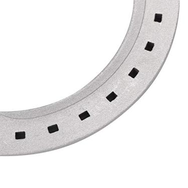 Imagem de lyrlody Kit de Ferradura de Alumínio 4pcs Premium Anti-slip Racing Horsesises para Proteção de Casca de Cavalo Com Design de Tração Durável (6 ID: 16,5 mm / 0,65in, circunferência: 50-53mm)