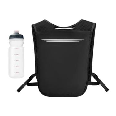 Imagem de oshhni Colete de hidratação, mochila de hidratação para ciclismo, mochila de caminhada, esportiva para ciclismo de corrida, Preto