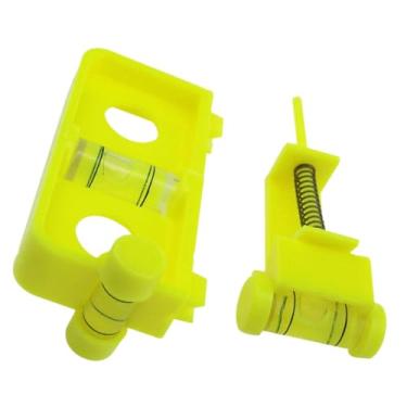 Imagem de Haidong Instrumento de nivelamento de tiro com arco leve de plástico e bolha de nivelamento para entusiastas de tiro com arco e acessórios combinados de instalação de ajuste de corda 1 conjunto