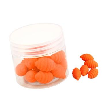 Imagem de YIJU Iscas artificiais para pesca de lixo, iscas flutuantes, simulação de falsas, boilies externos, de carpa para pesca em rios ao ar livre, Laranja