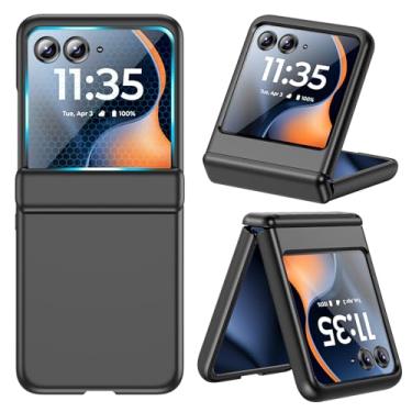 Imagem de VEGO Capa para Motorola Razr 2024/2025 com protetor de tela integrado [proteção de dobradiça][antiarranhões], proteção contra quedas de corpo inteiro, capa resistente à prova de choque, carregamento