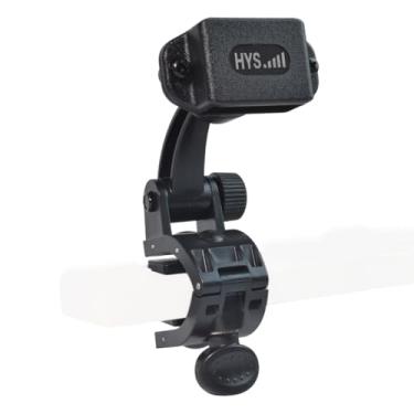 Imagem de HYS Suporte Para Rádio Amador Portátil Clip Clamp Bidirecional Mesa/Mesa/Porta De Vidro/Defletor Mesa/Cavalete/Caminhão, Motorola Rmu2040 Rmu2080D Cls1410 Cls1110 Kenwood Baofeng Icom Com Cinto Walk