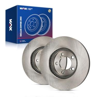 Imagem de KAX Substituição do par de rotores de freio a disco dianteiro de 29,4 cm para Taurus 2001-2007, Sable 2001-2005, Continental 1995-2002, Thunderbird 1996-1997, Mark VIII 1993-1998, Cougar 1996-1997,