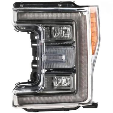 Imagem de Lâmpada de neblina esquerda direita LED luz diurna frontal LED conjunto de farol lâmpada de canto ampla compatível com F-250 Super Duty 2017-2018 (direita)