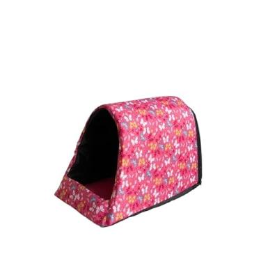 Imagem de Cama para Cachorro e Gato pet casinha toca iglu ESTAMPAS P a G