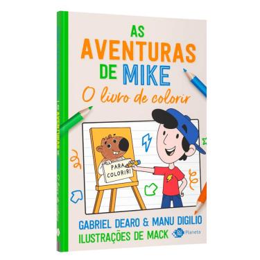 Imagem de Livro Infantil De Colorir - As Aventuras De Mike