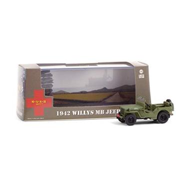 Imagem de 1942 Willys MB Jeep Army Green MASH (1972-1983) TV Series 1/43 Diecast Model Car by Greenlight"""