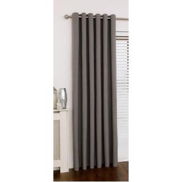 Imagem de Cortina Cinza-Escuro Oxford Uma Folha 150X250 Sala/Quarto Fa - Fabrite