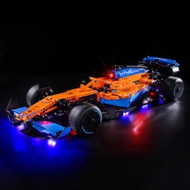 Imagem de GEAMENT LED Light Kit Compatible with Lego McLaren Formula 1 F1 - Lighting Set for Technic 42141 Building Model (Model Set Not Included)