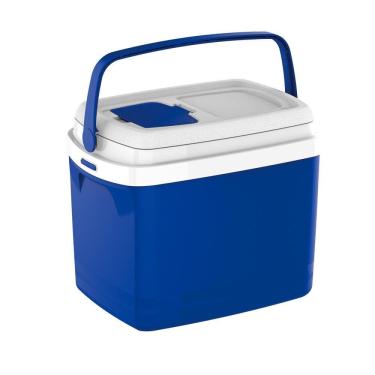 Imagem de Caixa Térmica Cooler 32L com tampa de acesso rápido Azul Tropical Soprano