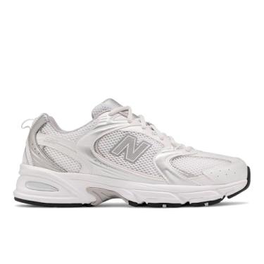 Imagem de New Balance Tênis unissex adulto 530, Branco/índigo natural, 36/37 BR