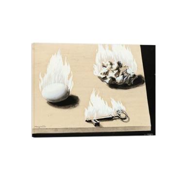 Imagem de LXURY Pintura famosa em tela - Impressão em tela com moldura de madeira - Reproduções de imagens em tela - Escada - Pôster de arte para decoração de casa 70 x 90 cm 28 x 35 polegadas emoldurado