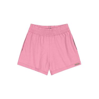 Imagem de Shorts Básico Infantil Menina Em Moletinho Brandili