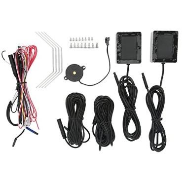 Imagem de CHICIRIS de monitoramento de ponto cego, sensor de ponto cego com alarme duplo PVC e de monitoramento de carro de metal para assistência de mudança de faixa BSD