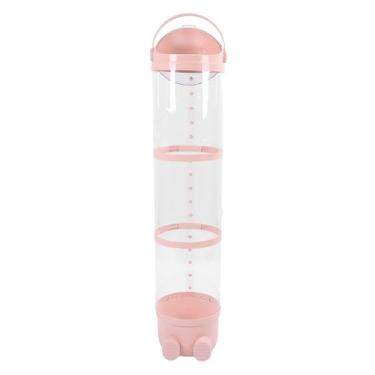 Imagem de Asixxsix Tubo de armazenamento para peluches,organizador transparente de grande capacidade para brinquedos de pelúcia com iluminação ajustável, organizador de peluches para crianças (Rosa)