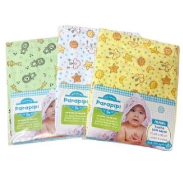 Imagem de Toalha De Banho Bebe Com Capuz 100% Algodão Neutro - Minasrey