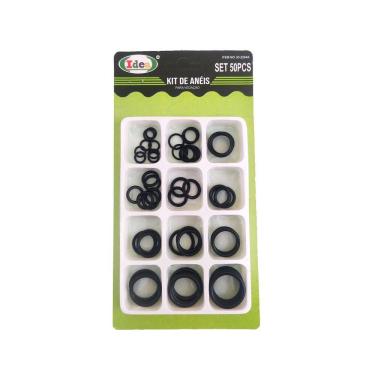 Imagem de Kit Anel De Vedação Oring Arruela De Borracha Com 50 Anéis