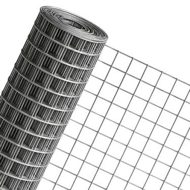 Imagem de Tela Soldada Galvanizada 50mm Pets Portões Jardim 5m X 1,00m - Telas M