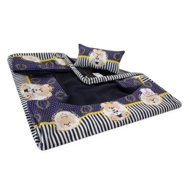 Imagem de Capa Para Cama Cachorro e Gato Mileva - Coleção Ursinhos (60x60 cm, Ursinho Imperial)