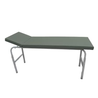 Imagem de Maca Mesa de Exame Clínico Hospitalar 65x180cm Estofada Verde Musgo