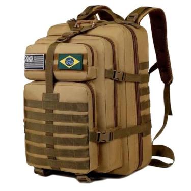 Imagem de Mochila masculina militar 50l tática reforçada impermeavel grande dive