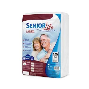 Imagem de Fralda Geriátrica Senior Life Plus XXG - 40 Unidades